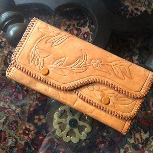 Vintage long wallet floral